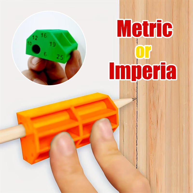 Test Instruments - Multi-size parallelle markeerlat met metrische/imperialische schaal,